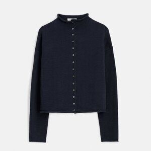 Alex Mill Taylor Cardigan in Cotton Cashmere Navy S